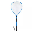 Ultra-Light Folding Fish Landing Net with Anti-Slip Handle and Rubber Mesh