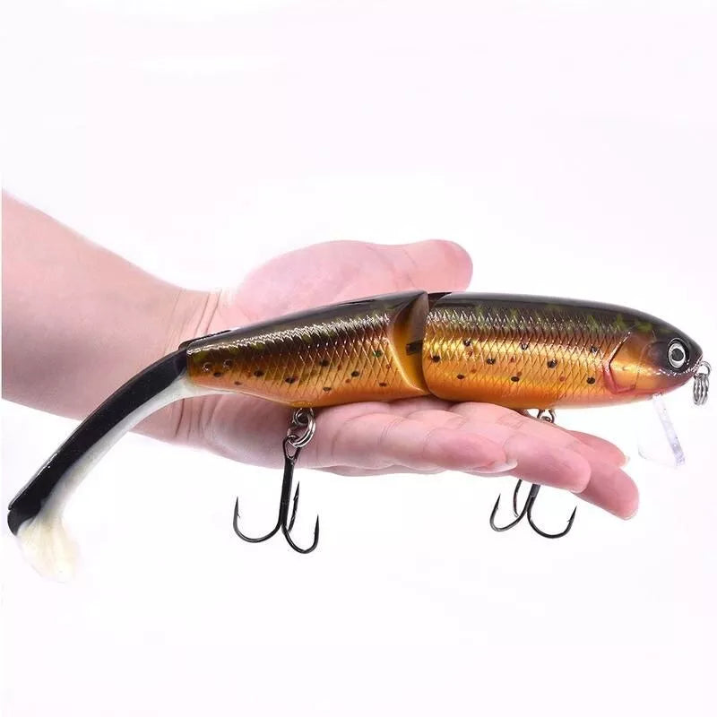 Señuelo de pesca multiarticulado de primera calidad de 9,84 pulgadas