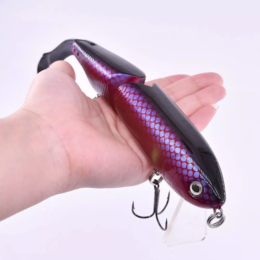 Señuelo de pesca multiarticulado de primera calidad de 9,84 pulgadas