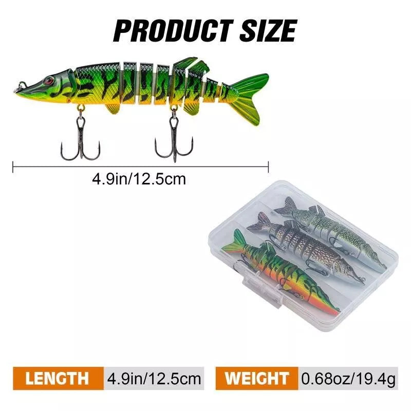 Juego de crankbait Swimbait de 3 piezas Ultimate