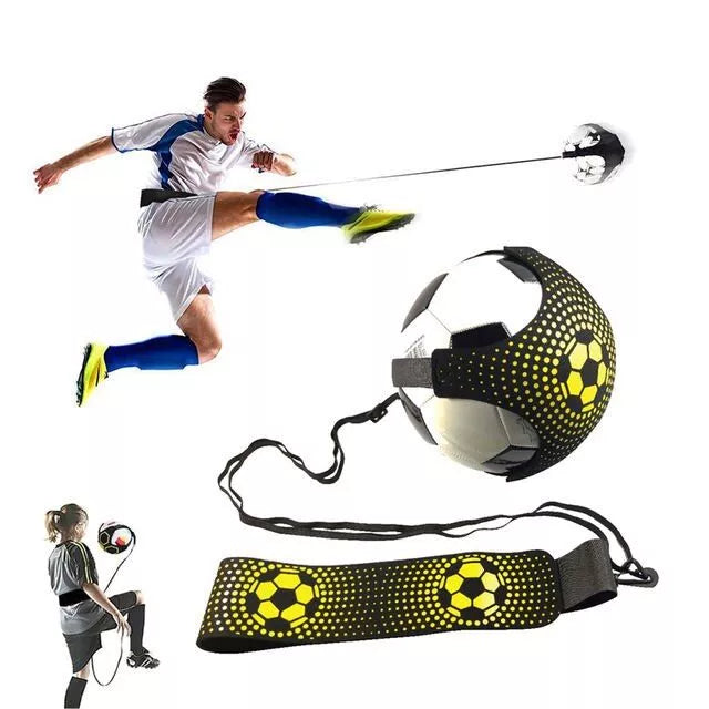 Fußball-Jongliertrainer und Kick-Übungsgürtel