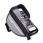 Wasserdichte Oberrohr-Fahrradtasche mit Touchscreen-Telefonhalter