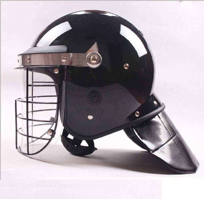 Steel mesh riot helmet - Blue Force Sports