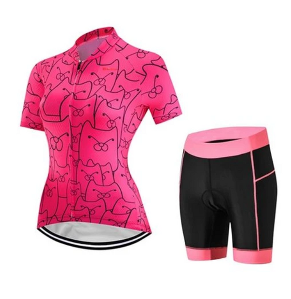 Cycling Kit - CatPink - Blue Force Sports
