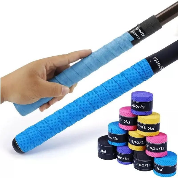 Multi-Sport Overgrip Tape - Anti-Slip, Sweat-Absorbent, for Tennis, Badminton, and Fishing Rods