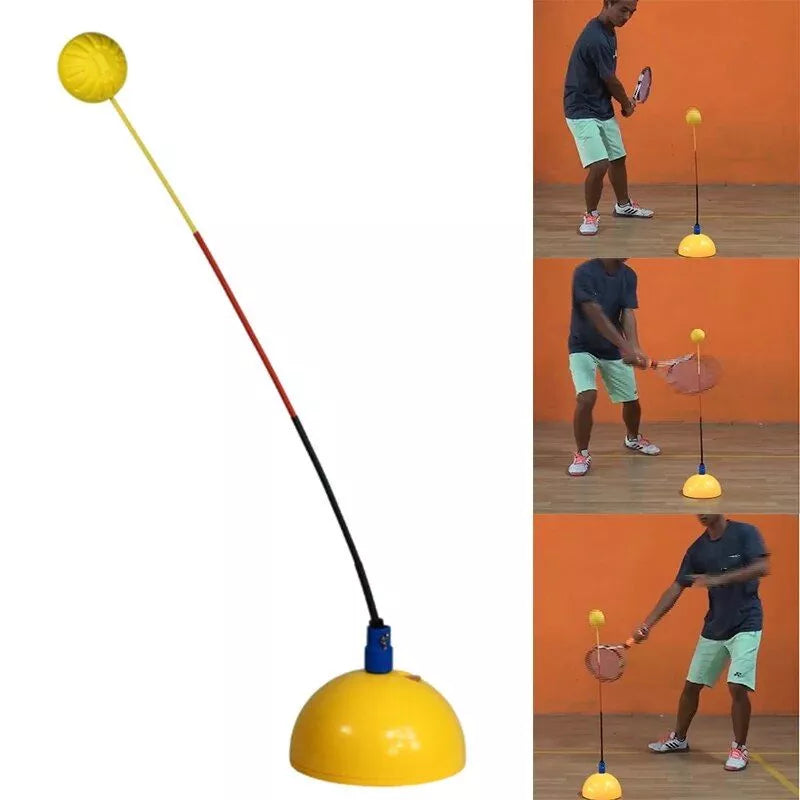 Portable Tennis Trainer - Compact Swing Ball Practice Tool for Beginners