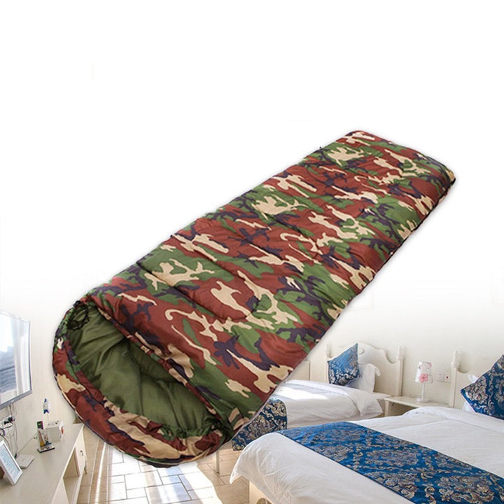 Camping emergency camouflage sleeping bag - Blue Force Sports