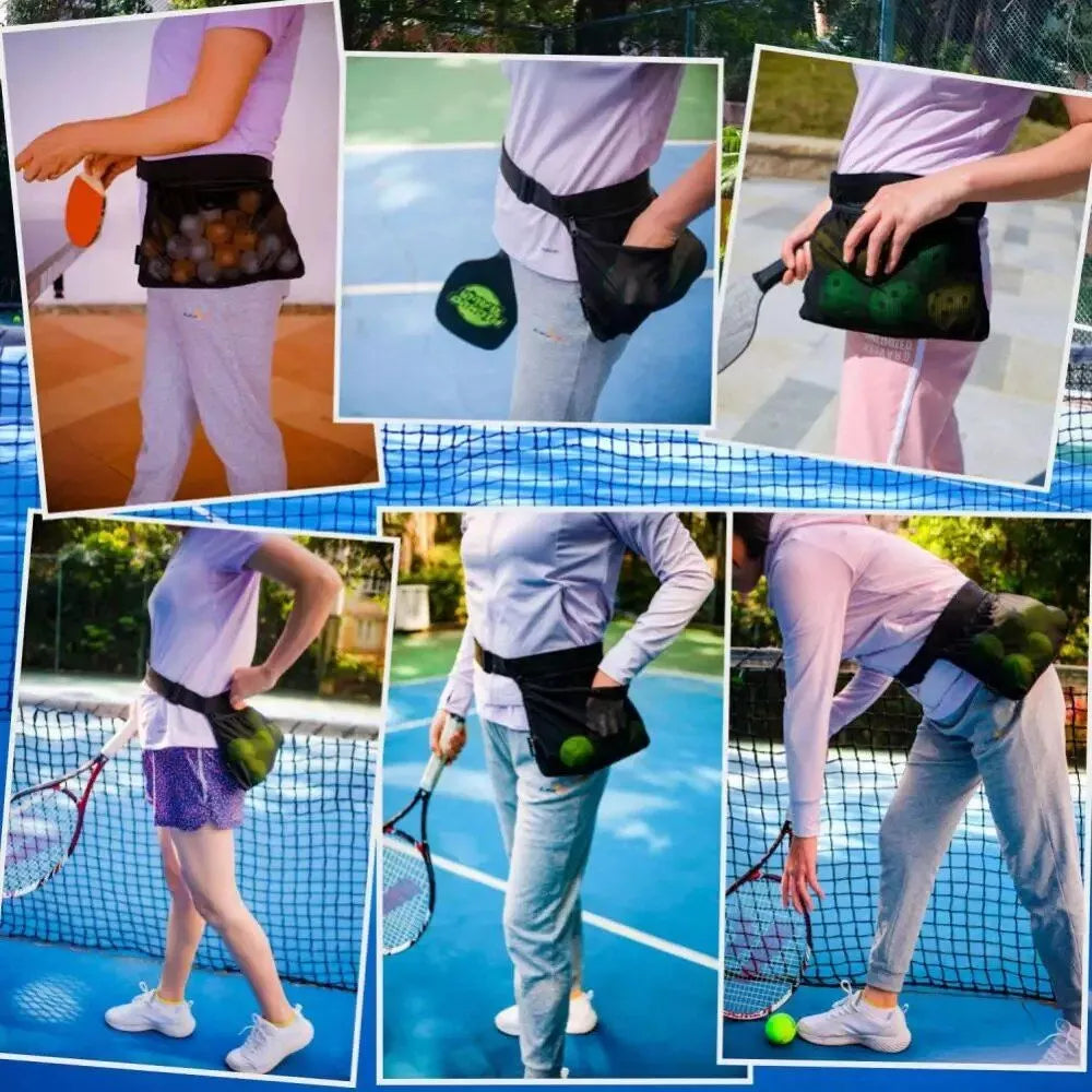 Vielseitige Sportballtasche mit verstellbarem Hüftgurt – ideal für Tennis, Golf, Tischtennis und mehr