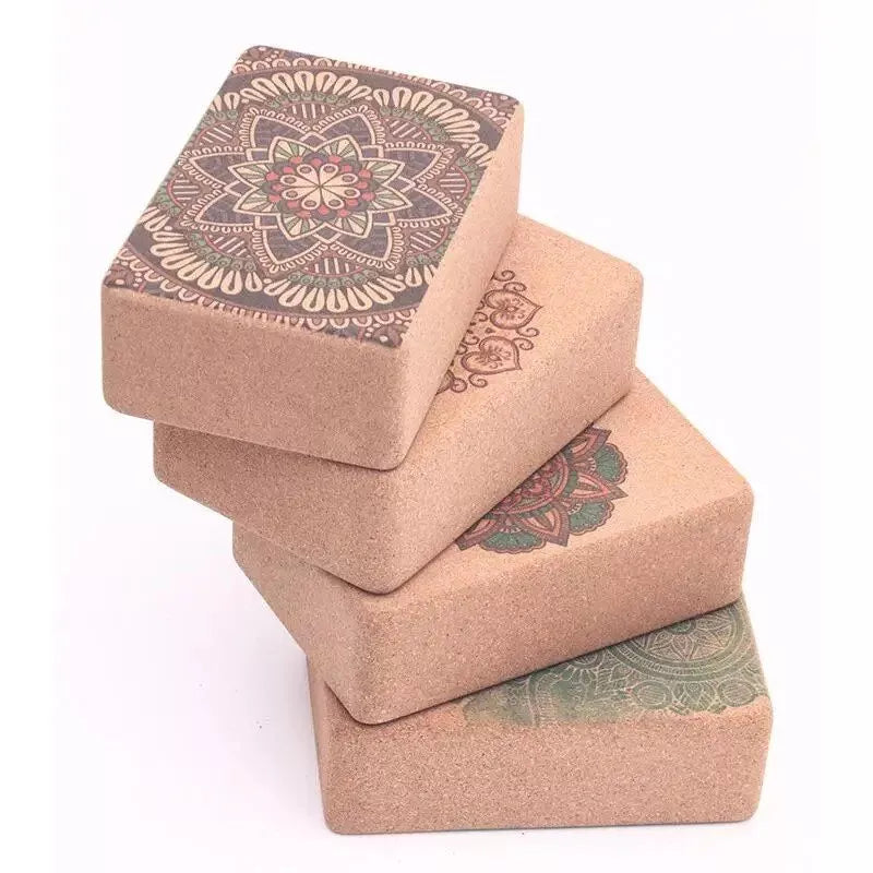 Upgrade Your Yoga Practice with 1Pc Cork Yoga Block