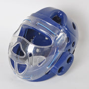 Helm Pelindung Kepala Karate Taekwondo Sanda Head Integrated - Blue Force Sports