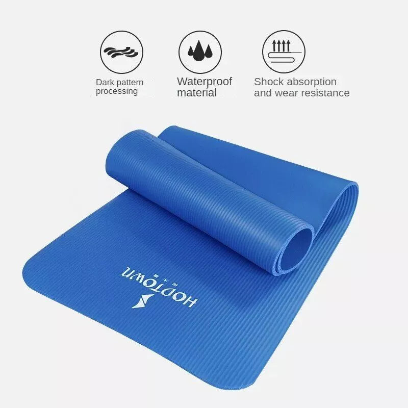 Multi-Purpose Thick Yoga & Picnic Mat: Comfort & Versatility Outdoors