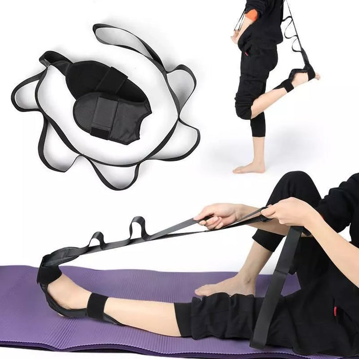 Foot & Calf Stretching Strap with Six Loops