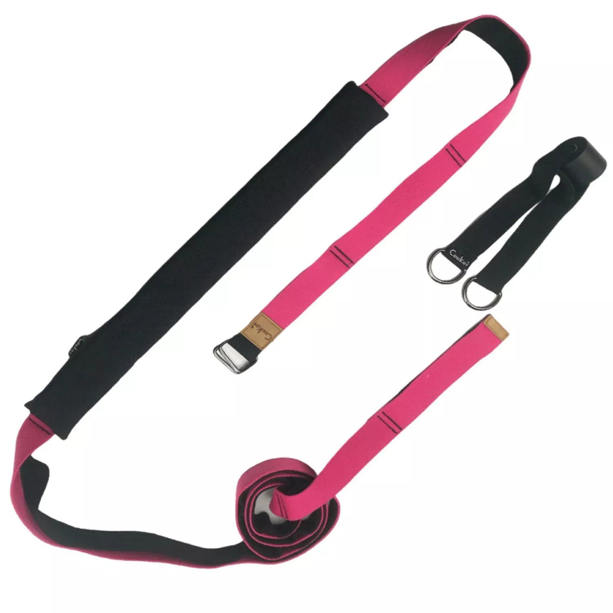 Mehrzweck-Yoga-Stretchgurt für Fitness, Ballett und Gymnastik – Polyester-Baumwolle