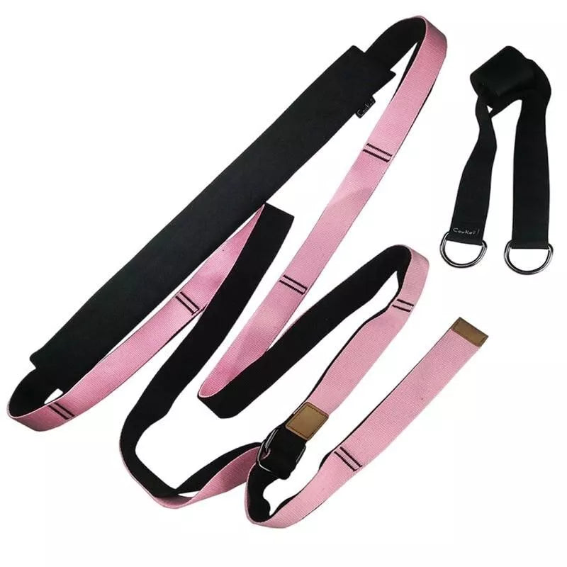 Mehrzweck-Yoga-Stretchgurt für Fitness, Ballett und Gymnastik – Polyester-Baumwolle