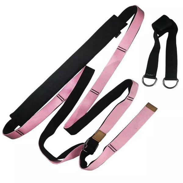 Multi-Purpose Yoga Stretch Strap for Fitness, Ballet, and Gymnastics - Polyester Cotton