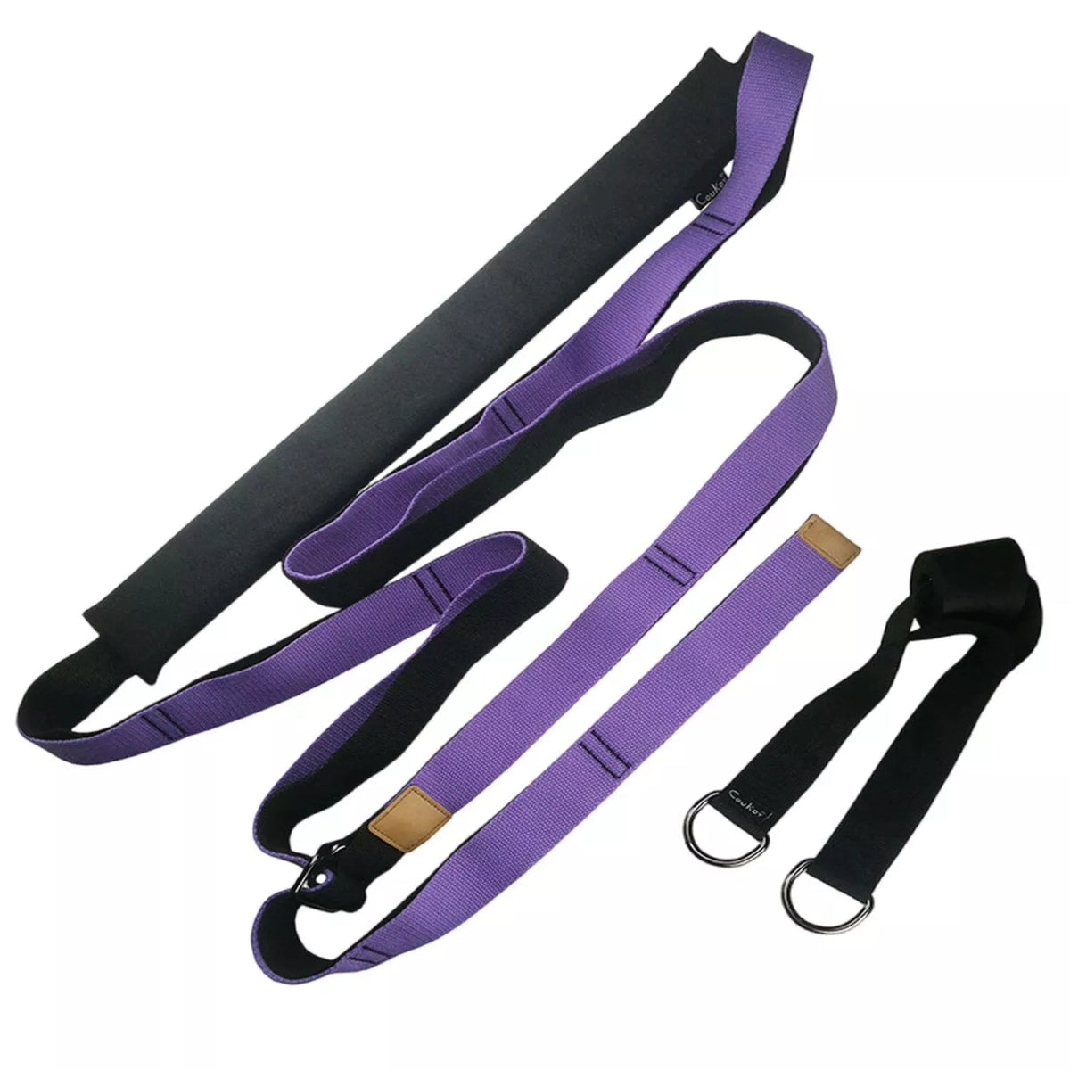 Mehrzweck-Yoga-Stretchgurt für Fitness, Ballett und Gymnastik – Polyester-Baumwolle