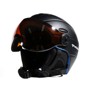 safety helmet with goggles integrated - Blue Force Sports