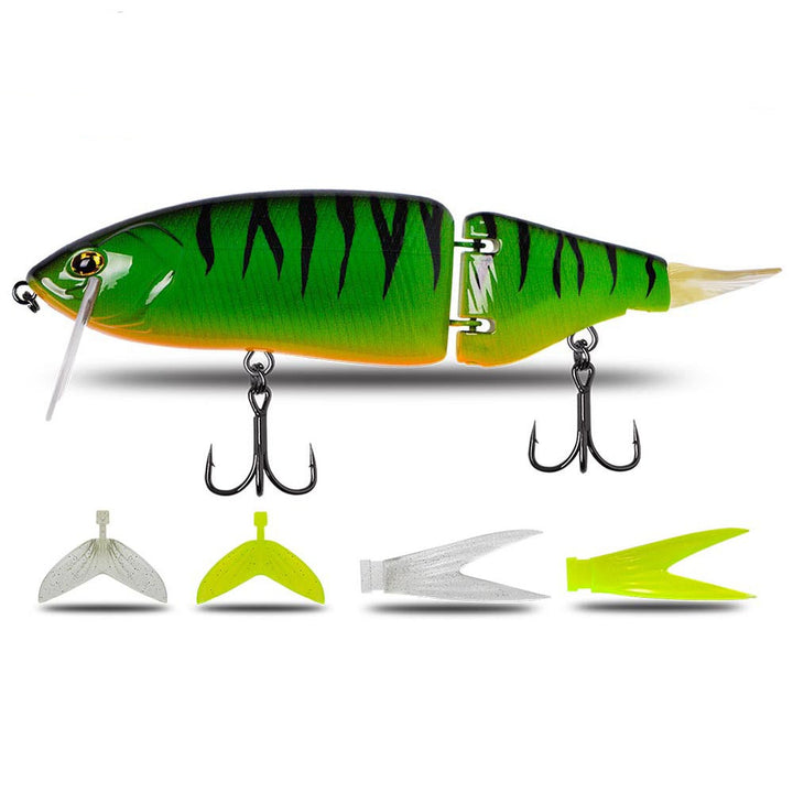 Sub-floating Water Multi-section Bionic False Bait - Blue Force Sports