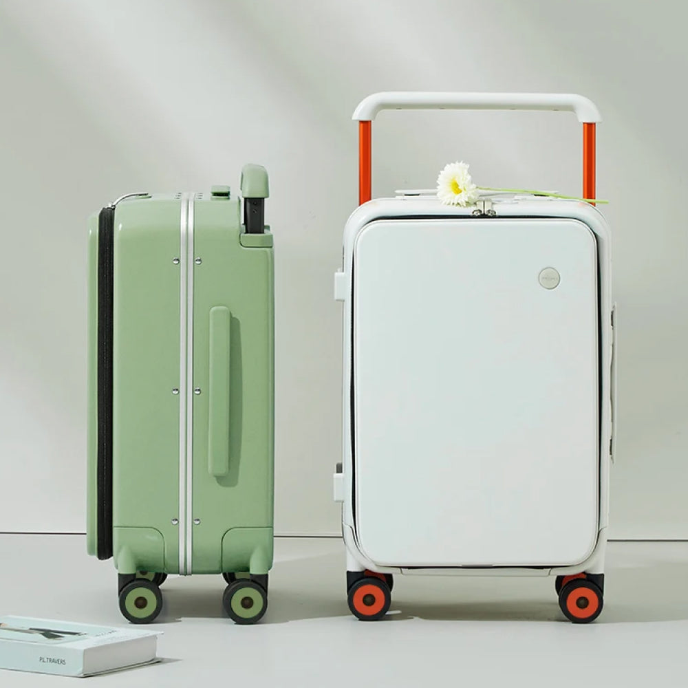 Luxury Wide Handle 20 Inch Carry-On Trolley Case