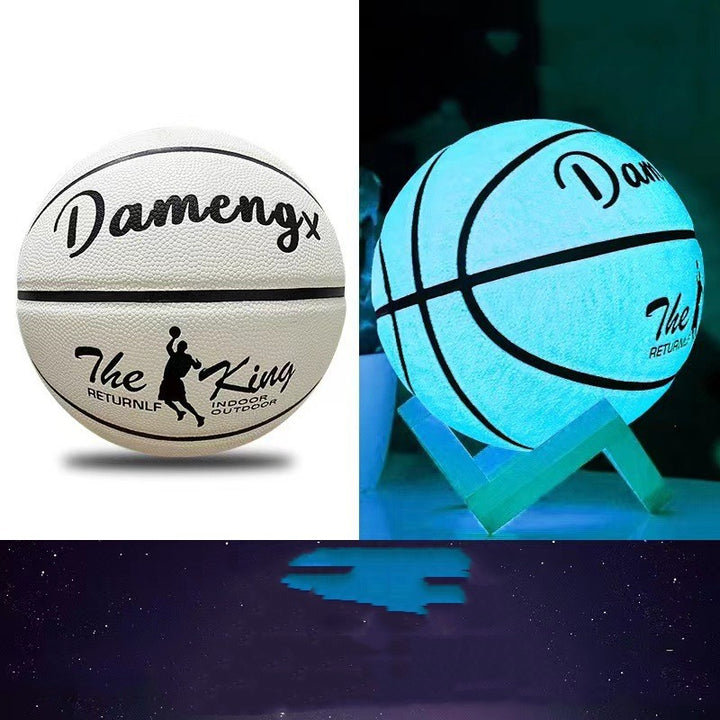 Luminous Luminous Basketball PU Soft Leather Outdoor Wear-resistant And Non-slip - Blue Force Sports