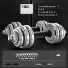 Men's Home Electroplating Pure Iron Barbell Set - Blue Force Sports