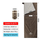 Lightweight Envelope Sleeping Bag for Mild-Weather Camping