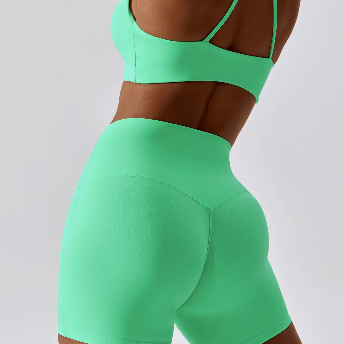 Conjunto de yoga sin costuras para mujer