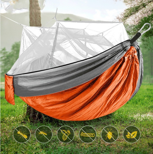 Outdoor Encrypted Mosquito Net Hammock Outdoor Camping With Mosquito Net Hammock - Blue Force Sports