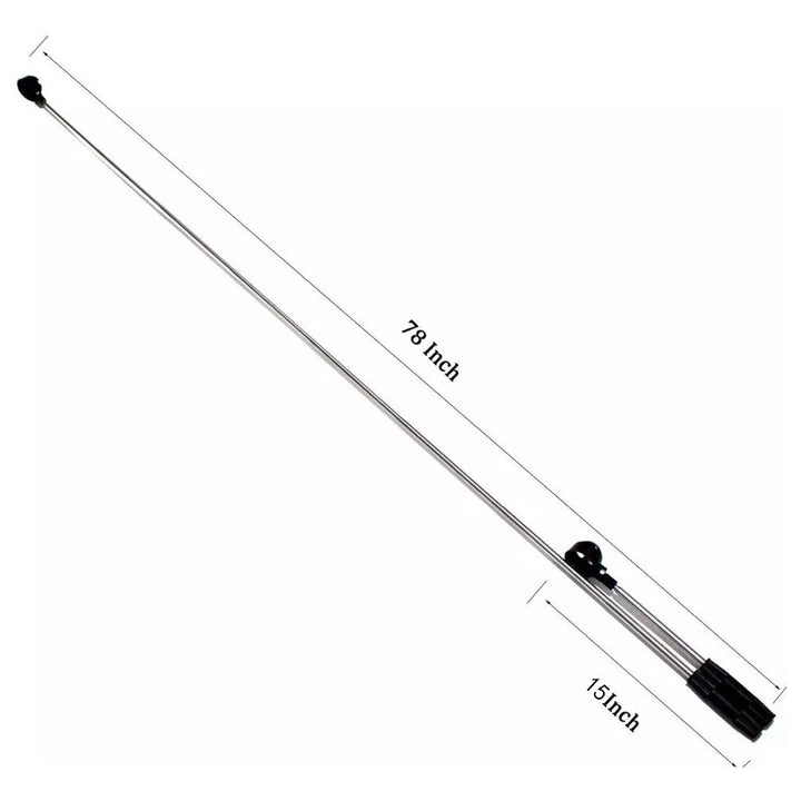 Golf 8 Section Antenna Pole Stainless Steel Ball Picker - Blue Force Sports