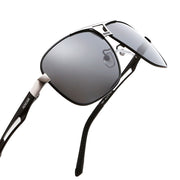 Metal Aluminum Polarized Sunglasses European And American Men's Driving And Driving Sunglasses - Blue Force Sports