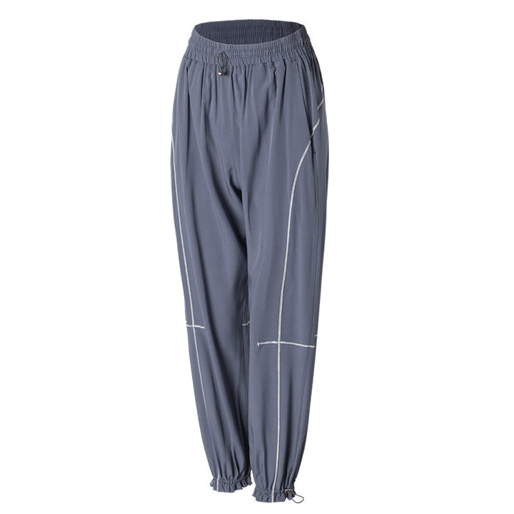 Sports Pants Female Loose Tappered Running Trousers - Blue Force Sports