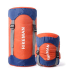 Saco de dormir de algodón ultraligero, impermeable y con compartimento de compresión