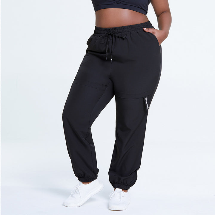 Women's Plus Size Sweatpants Loose Harem Pants - Blue Force Sports