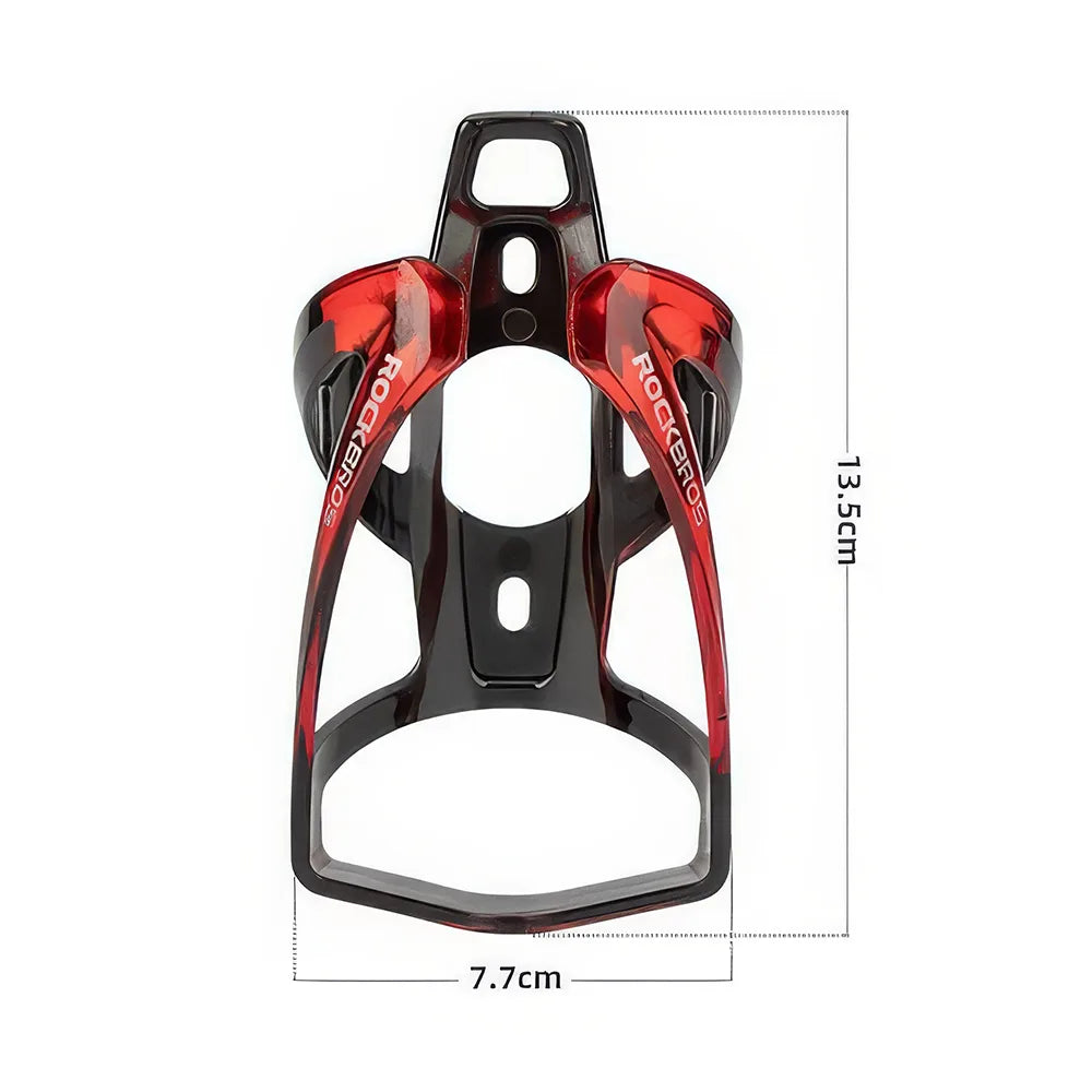 Farbenfroher, leichter Flaschenhalter fürs Fahrrad