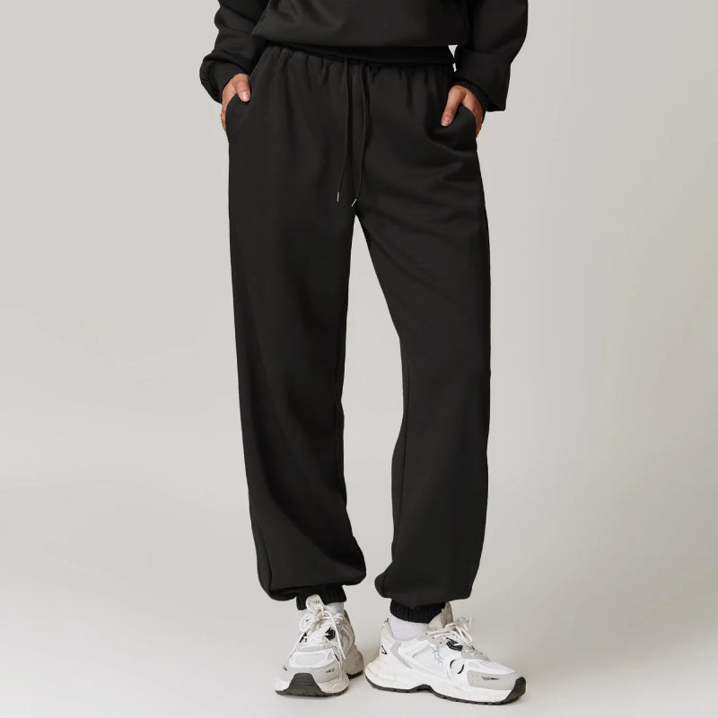Jogginghose mit hoher Taille und lockerer Passform