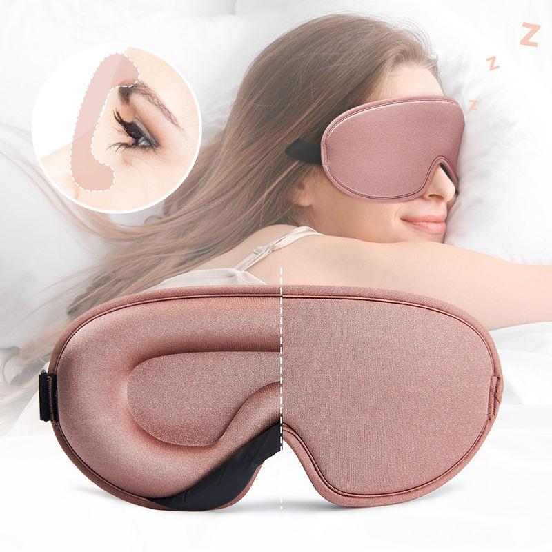 Schlafmaske aus Seide mit 3D-Kontur
