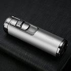 Cylindrical Metal Inflatable Four-straight Cigar Lighter - Blue Force Sports