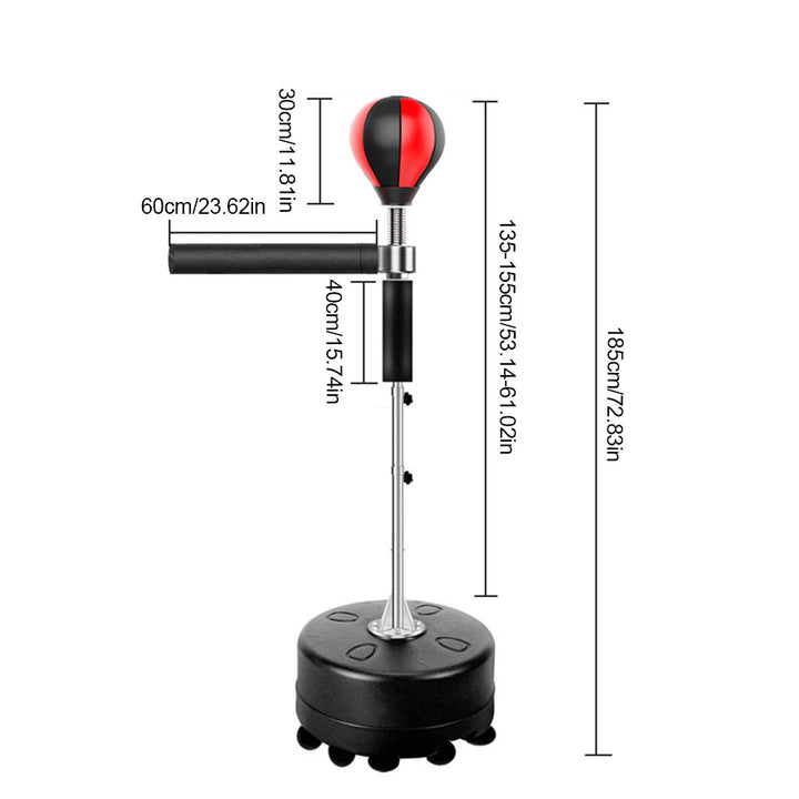 Boxing Ball Reaction Target Spinning Vertical Trainer - Blue Force Sports