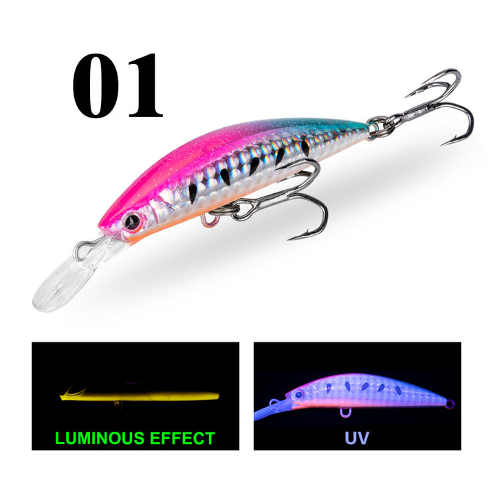 Luminous Fake Fishing Lure Long Shot Sea Fishing - Blue Force Sports