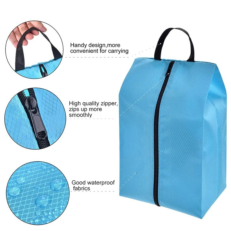 Bolsa de almacenamiento de zapatos impermeable y multiusos