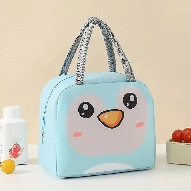 Thermo-Lunchtasche mit Cartoon-Tiermotiv für Kinder