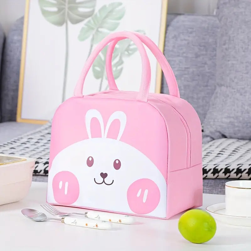 Thermo-Lunchtasche mit Cartoon-Tiermotiv für Kinder