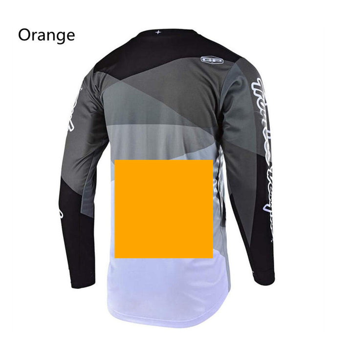 Mountain Bike Cycling Jersey Jacket Men's Long-Sleeved Off-Road Motorcycle Shirt - Blue Force Sports