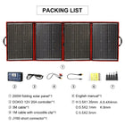 Portable Foldable Solar Panel Kit 80W-300W with Controller