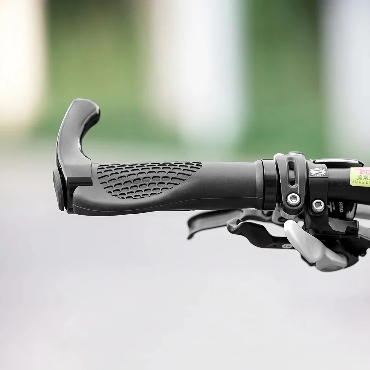 Puños de cuerno de oveja para bicicleta de montaña