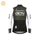GCN Fleece Long Sleeve Cycling Jersey Cycling Jersey Running Winter New Series - Blue Force Sports