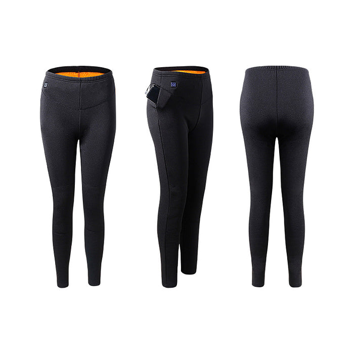 Outdoor Ski Thermal Underwear De Rong Thickened Leggings - Blue Force Sports