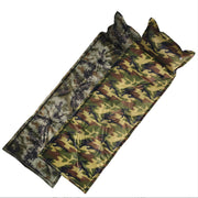 Camo Automatic Inflatable Cushion With Pillow Outdoor Camping Camping Damp - Blue Force Sports