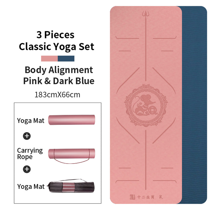 Zodiac Tpe Yoga Mat Widened Female Fitness Mat - Blue Force Sports