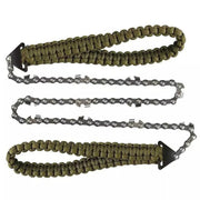 Braided Umbrella Rope Camping Survival Pocket Saw - Blue Force Sports